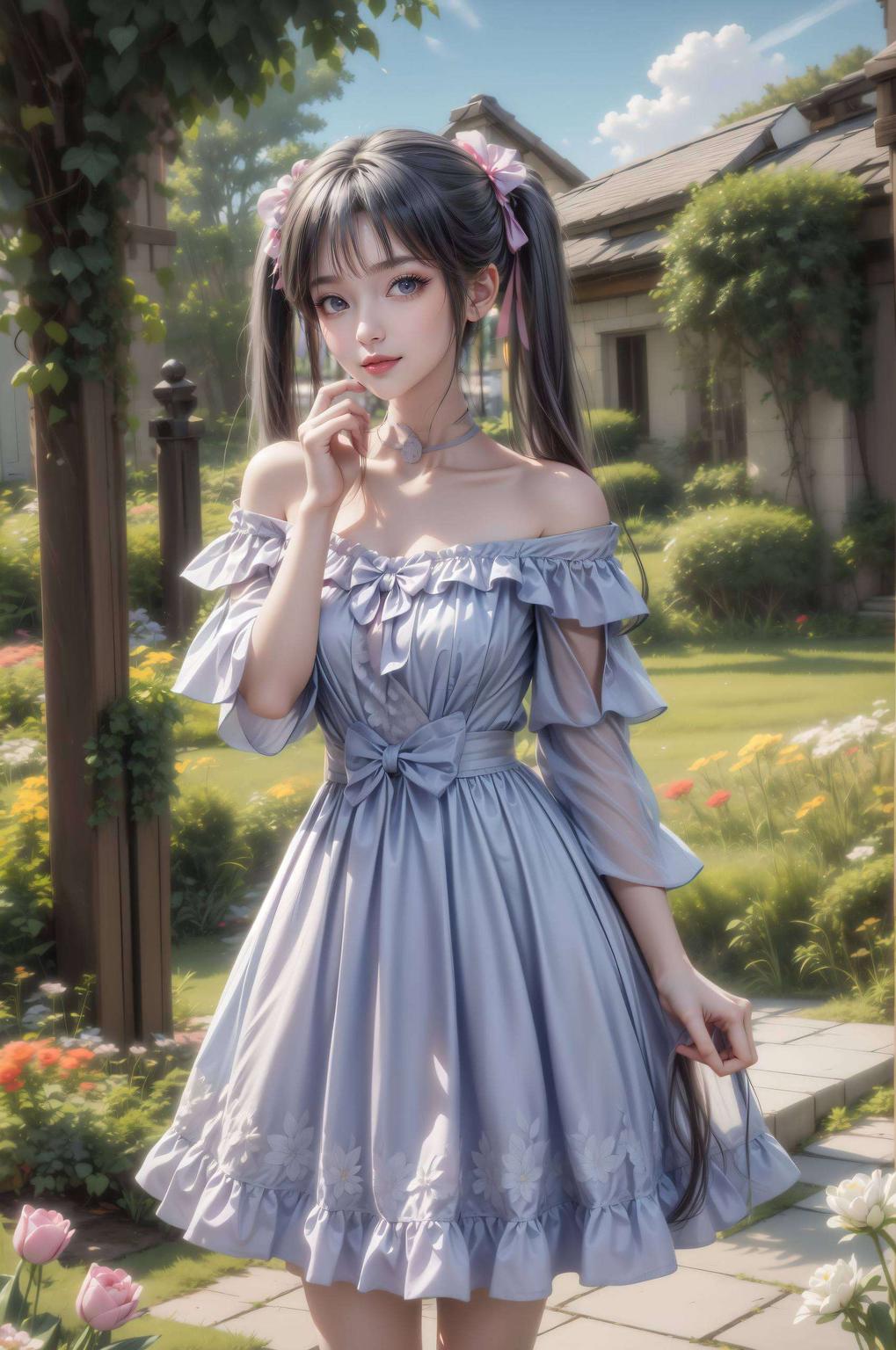 碧瑶的忧郁眼神感受温柔与哀愁的交织