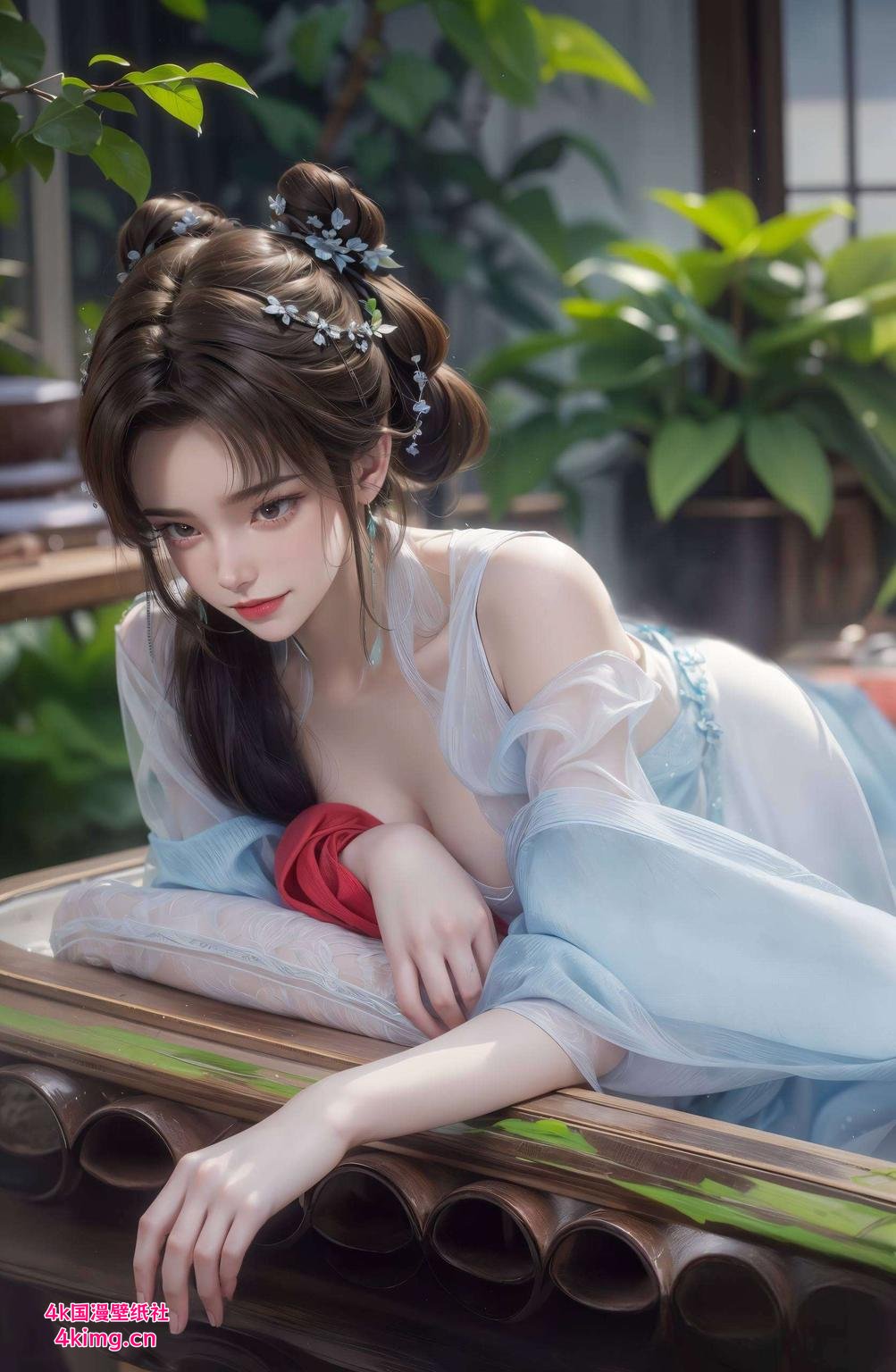 主角是我们的国漫女神——程灵AI！看看这细腻的线条大家好！今天给大家带来一组清新免费的手机漫画壁纸