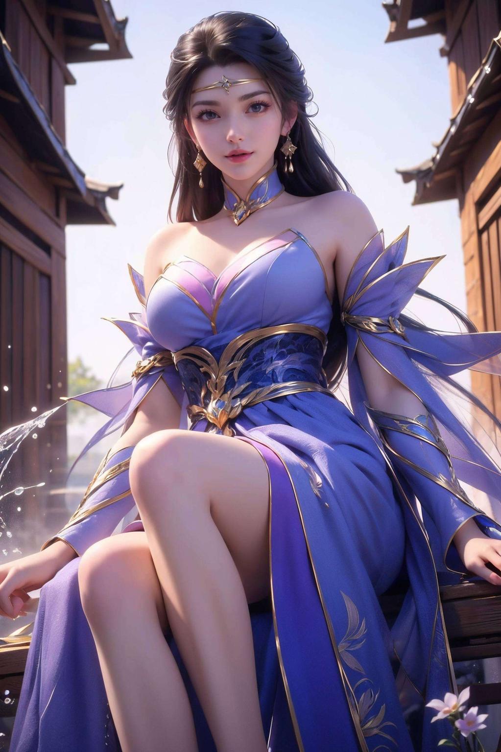 这可爱的小仙女今天给大家带来一款超养眼的壁纸！仙武传中的楚灵玉