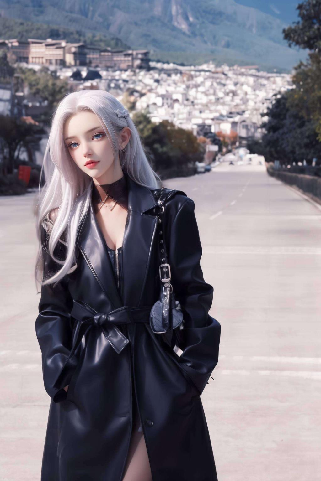 每一笔线条都精致得让人惊叹这款AI素材韩月脸部壁纸