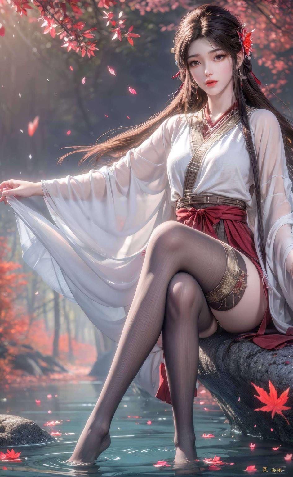 主角是我们的火灵儿二月壁纸！粉嫩的色彩独特的Ins风格
