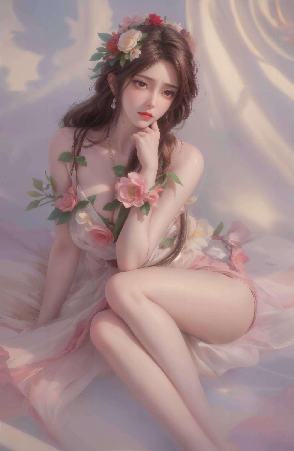 火灵儿灵动身影护眼桌面新选择！画面细腻