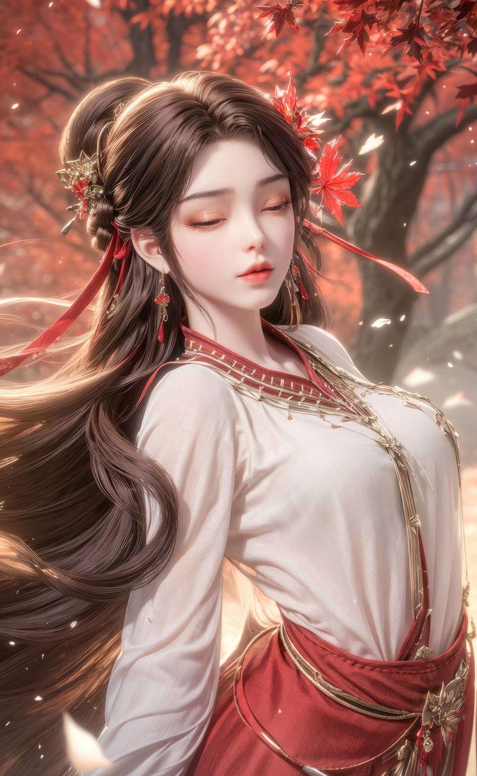 一眼就锁定火灵儿那迷人的背影！高清图片