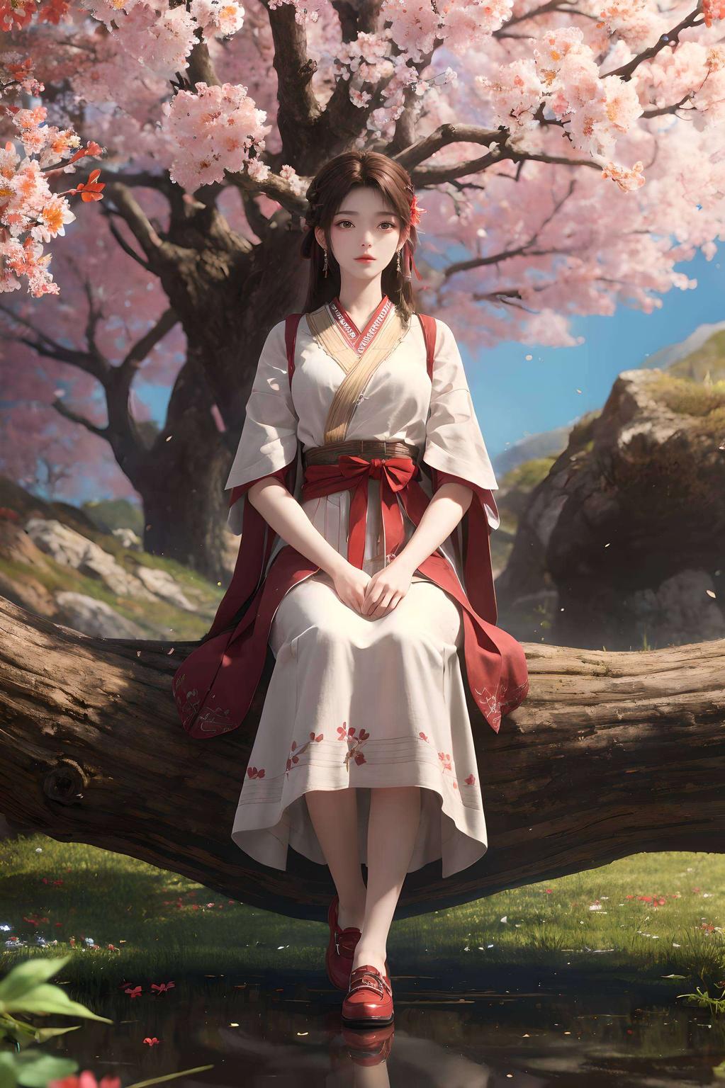 这款壁纸以少女火灵儿为主题看这灵动的眼神