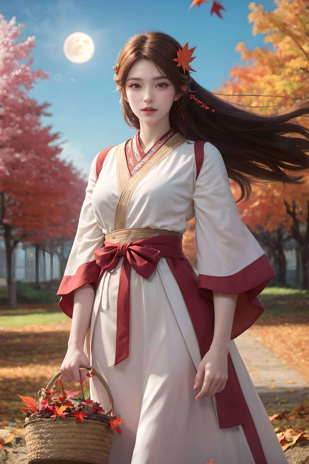 粉色基调渲染幽深梦境火灵儿眼神藏着淡淡忧伤