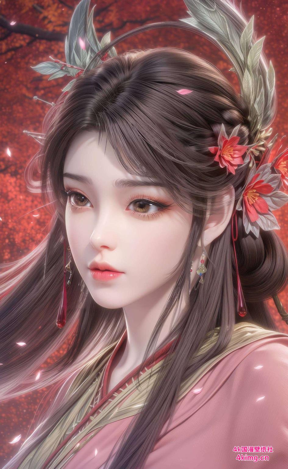 感受她的灵动魅力桌面上的视觉盛宴