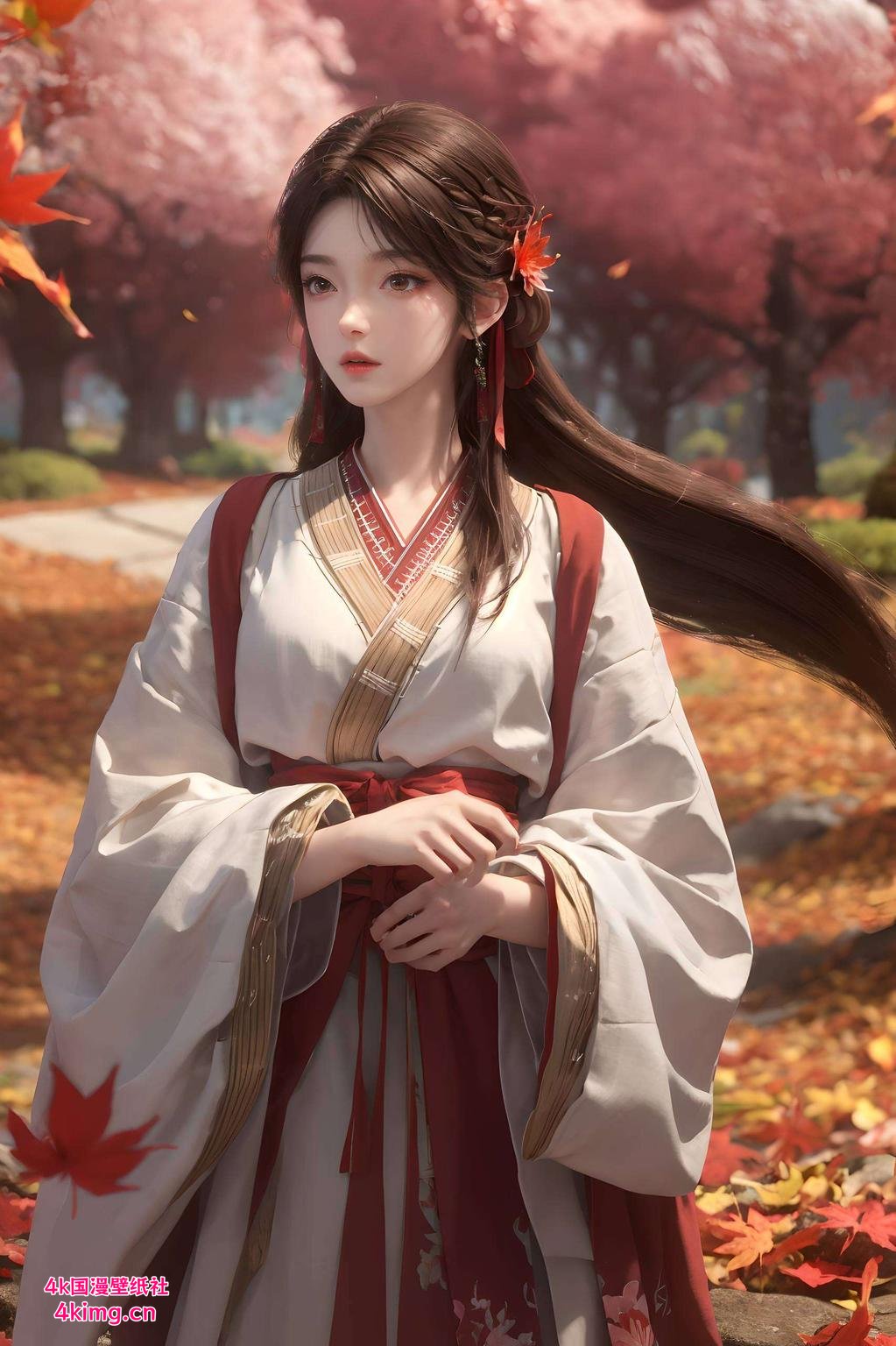 满满的Ins风哦！看这石昊与火灵儿的浪漫相逢大家好！今天给大家带来一款超清新的极简电脑壁纸