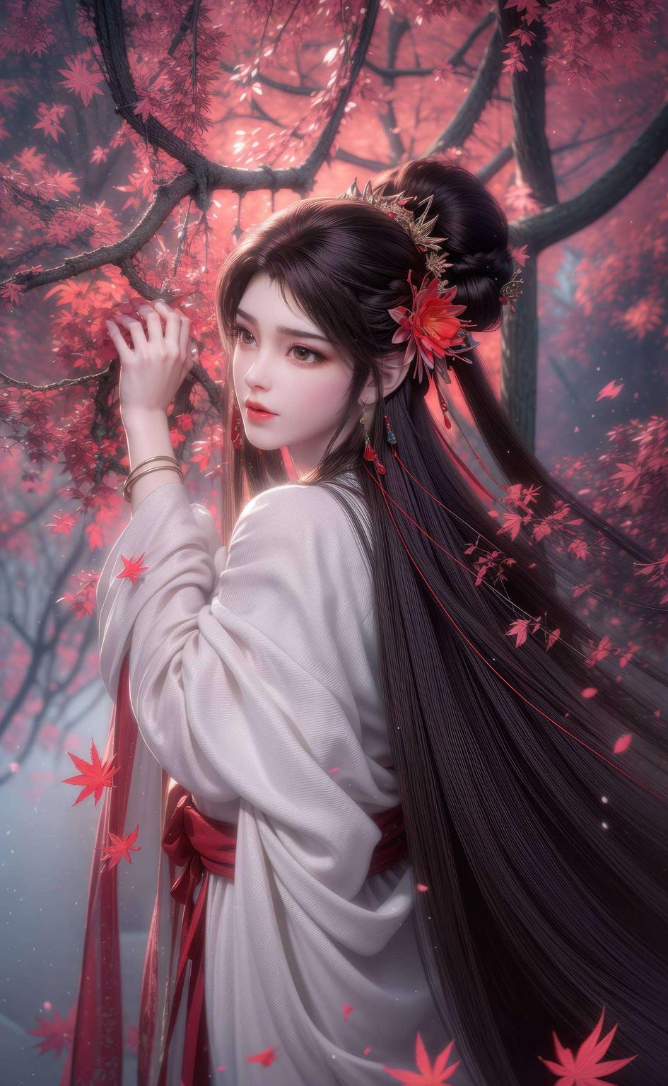 完美像素火灵儿仙气壁纸