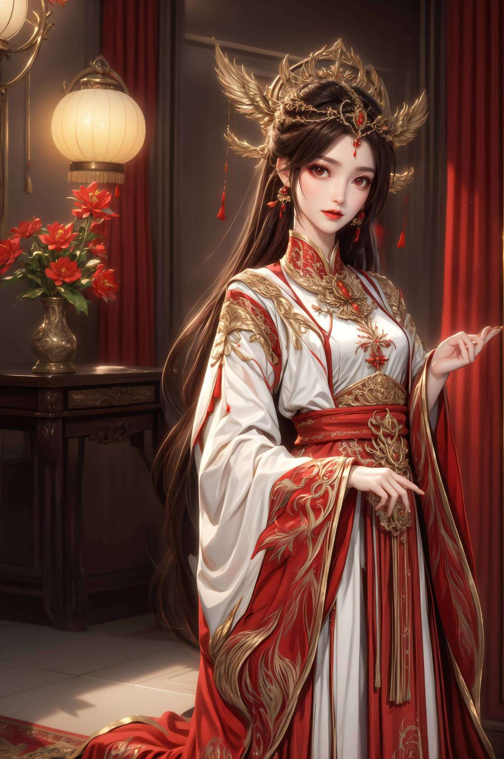 灵动飘逸火灵儿壁纸