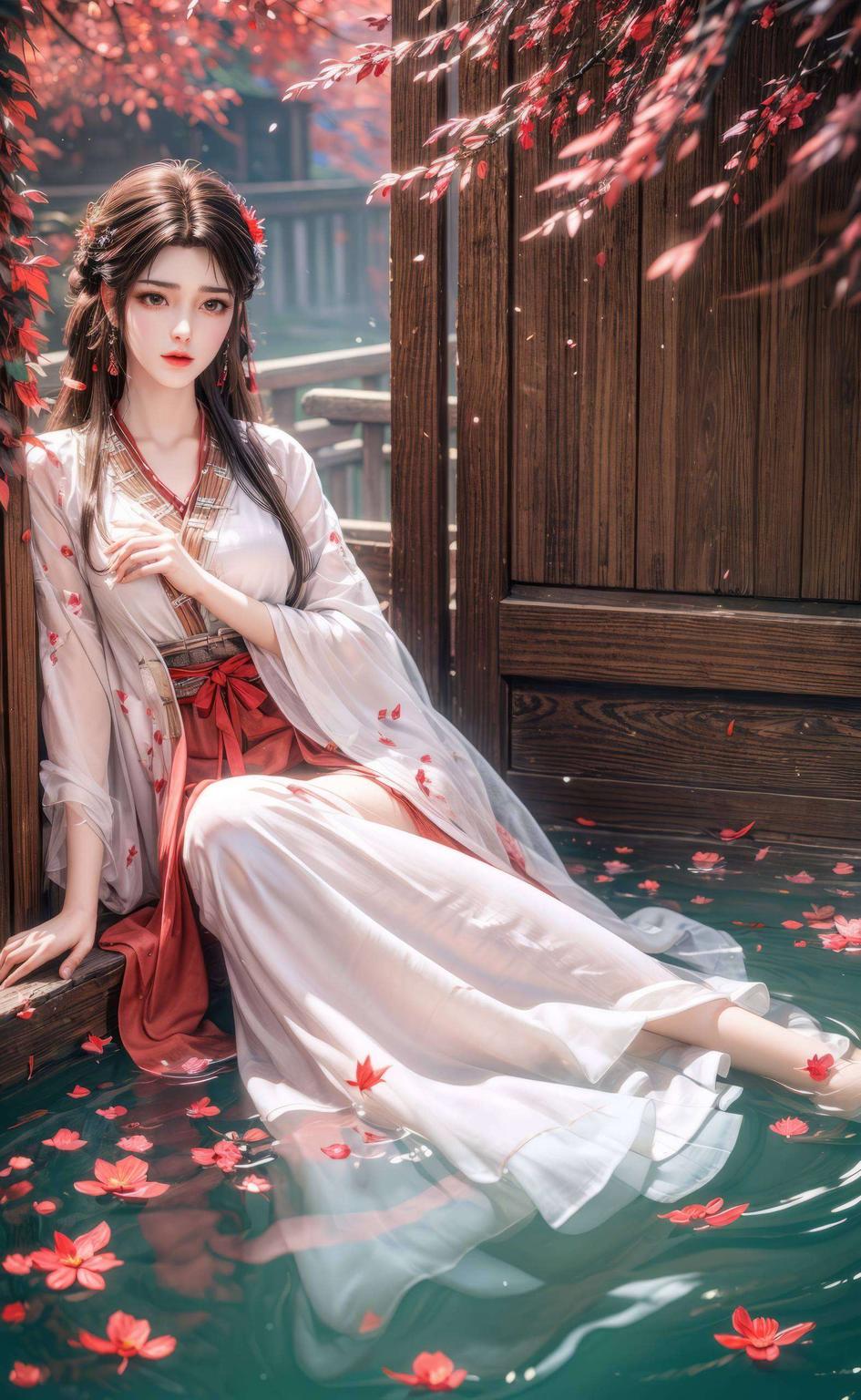 今天给大家带来一款超清晰的电脑壁纸来自完美世界的火灵儿新建模高清壁纸