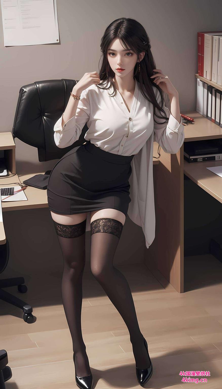 “大家好今天给大家带来这款超可爱的紫色二次元壁纸！看这火灵儿