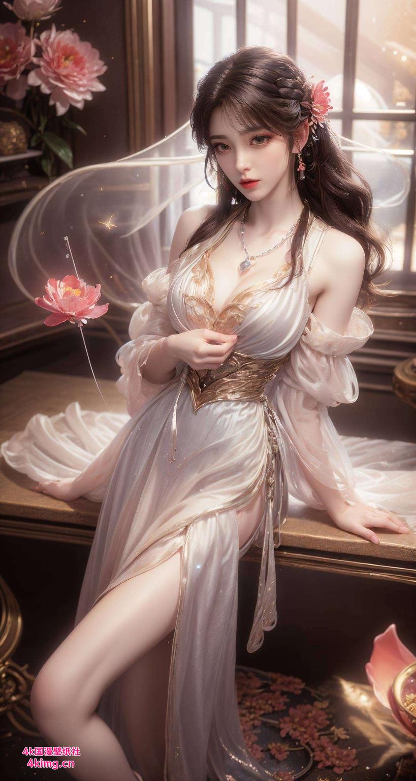 清新动漫风美背灵气逼人