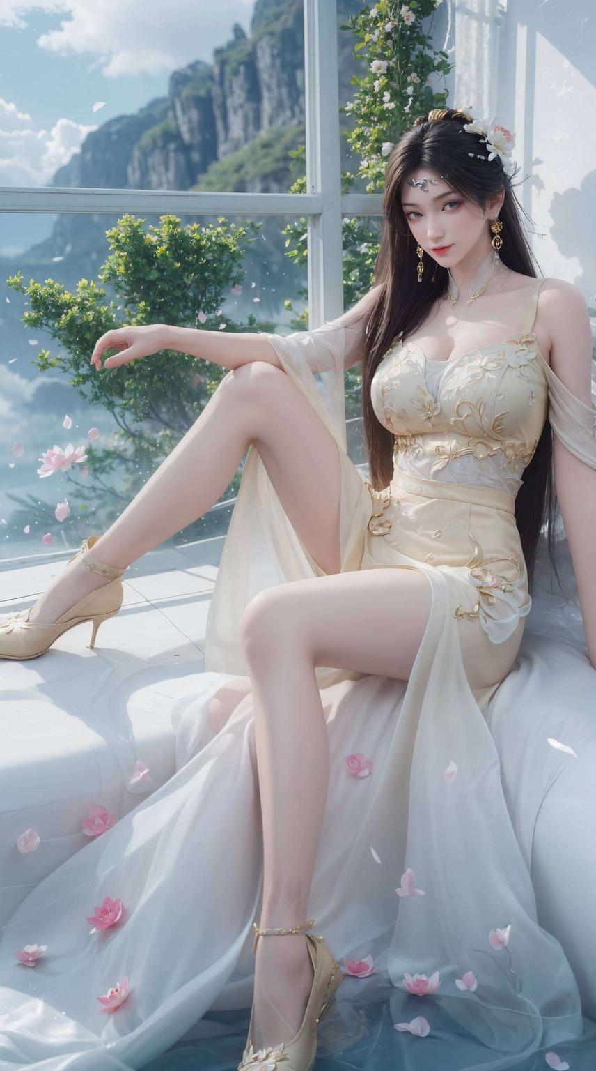 清爽体验金瓶儿高清壁纸