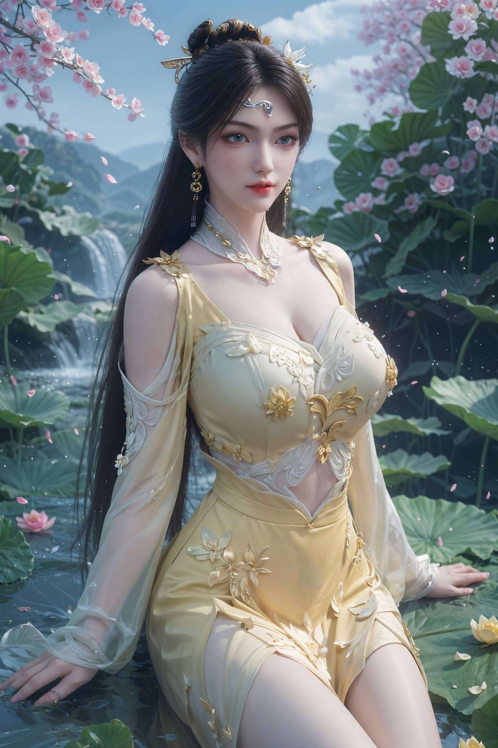 粉色梦幻金瓶儿照片壁纸