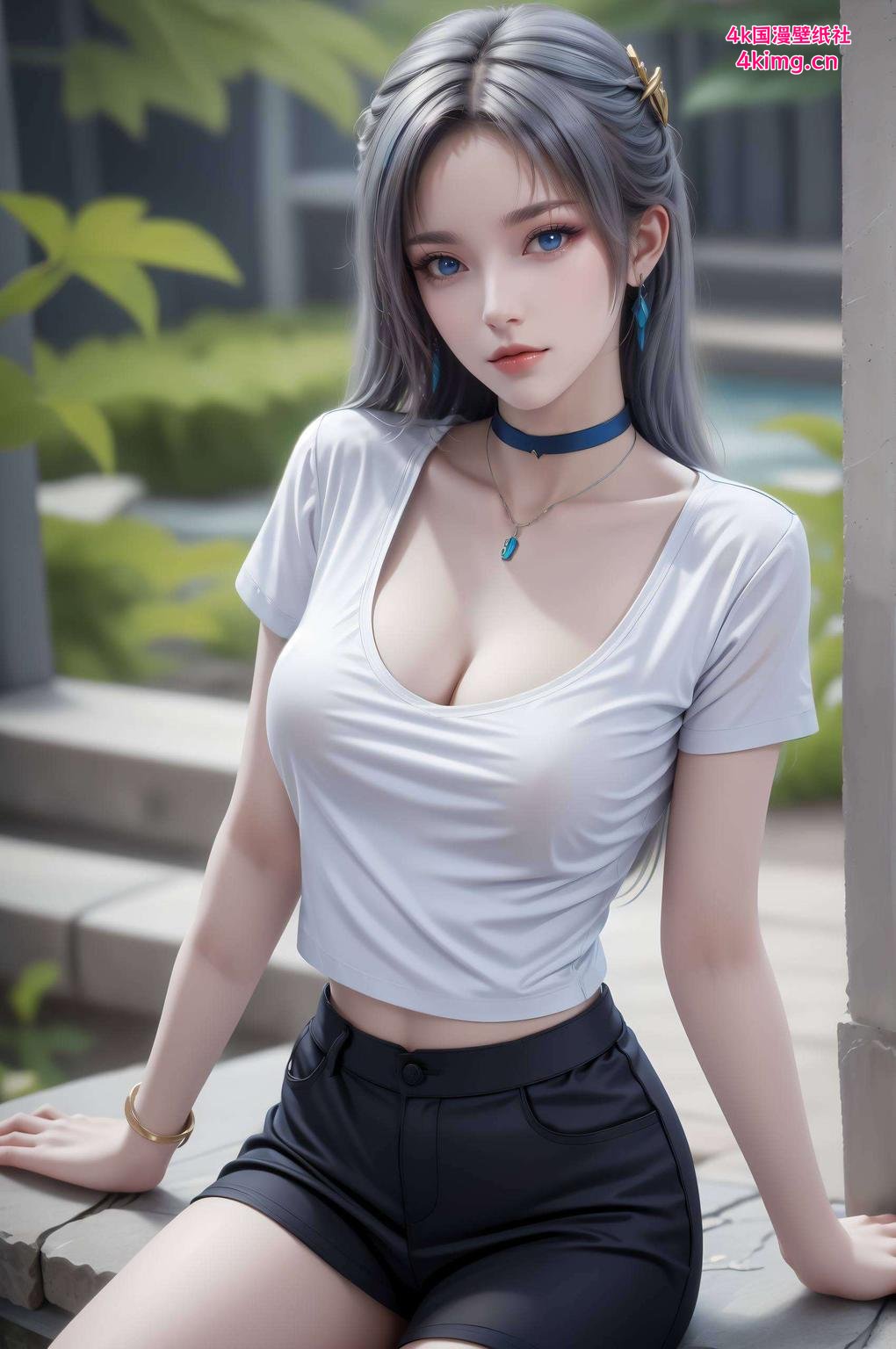 尽在眼前！细腻笔触勾勒出动人曲线九幽雀泳装壁纸