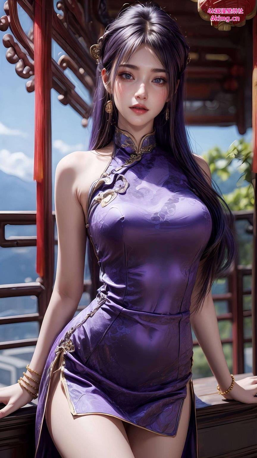 美轮美奂姬紫月神仙壁纸