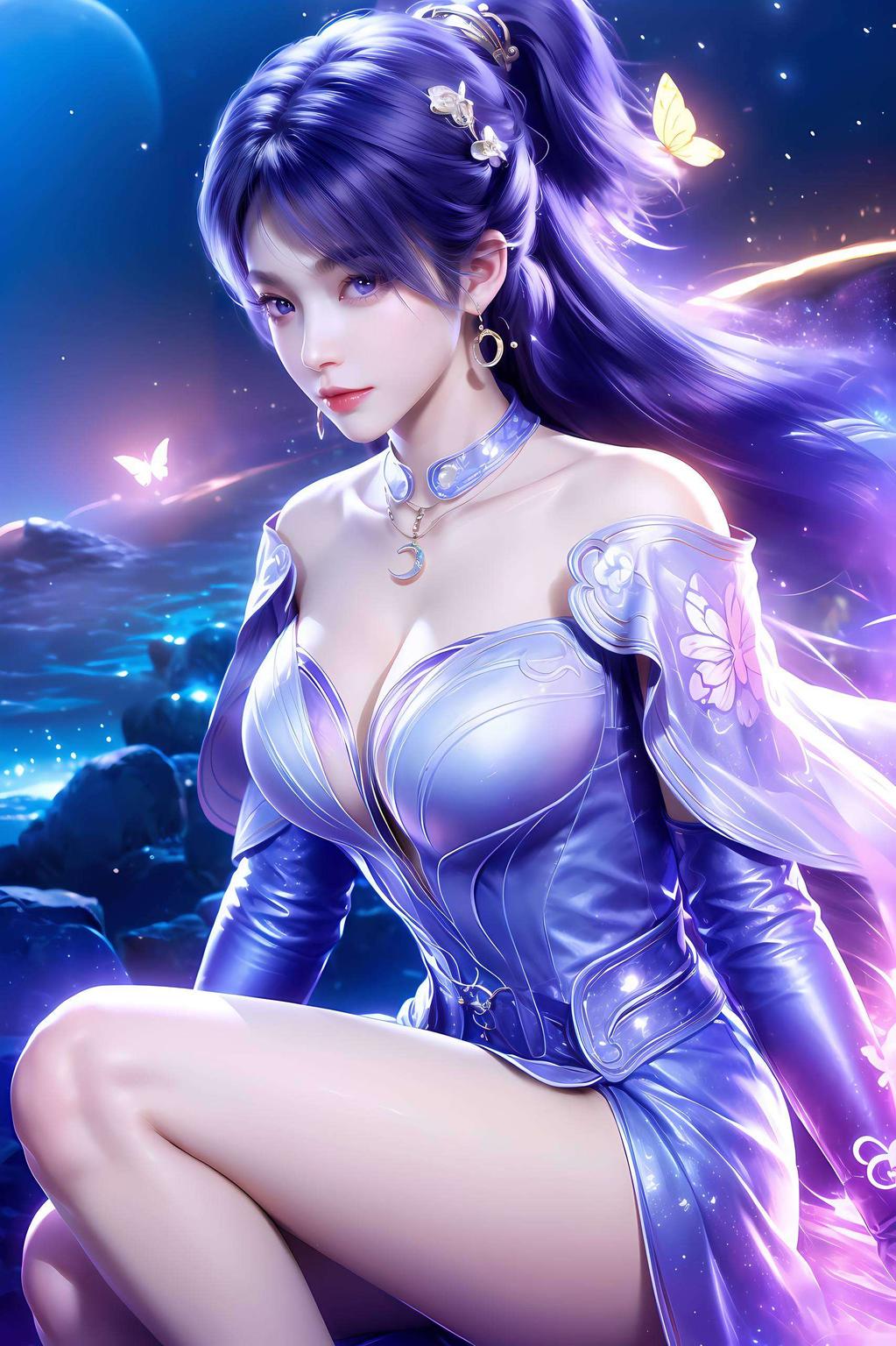 这期的极简风Ipad壁纸带来的是姬紫月原图系列