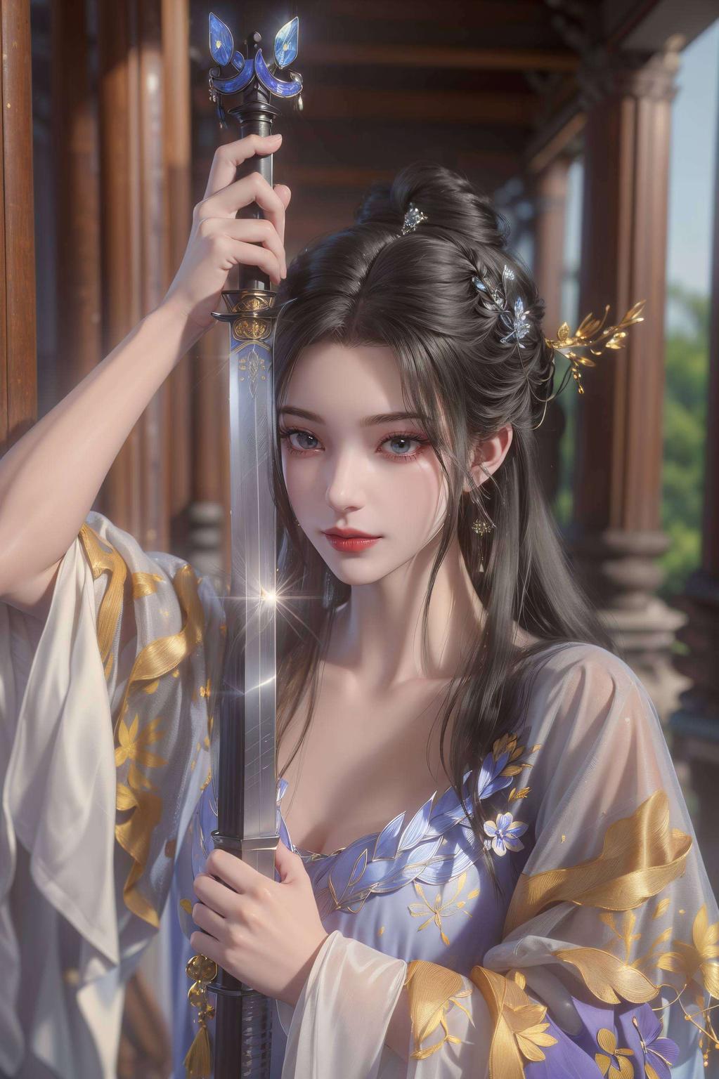 仿佛能闻到少女发间的香气这高清全面屏壁纸
