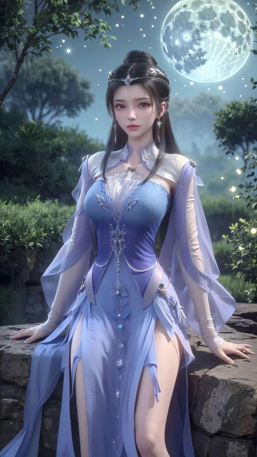 高清壁纸美不胜收李慕婉变装建模