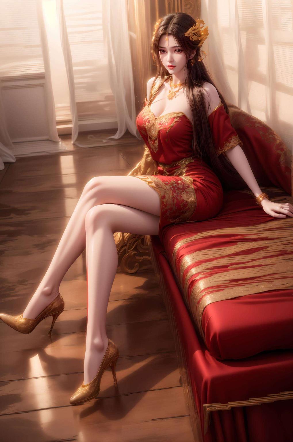 李慕婉动态壁纸犹如动漫中的仙子漫步