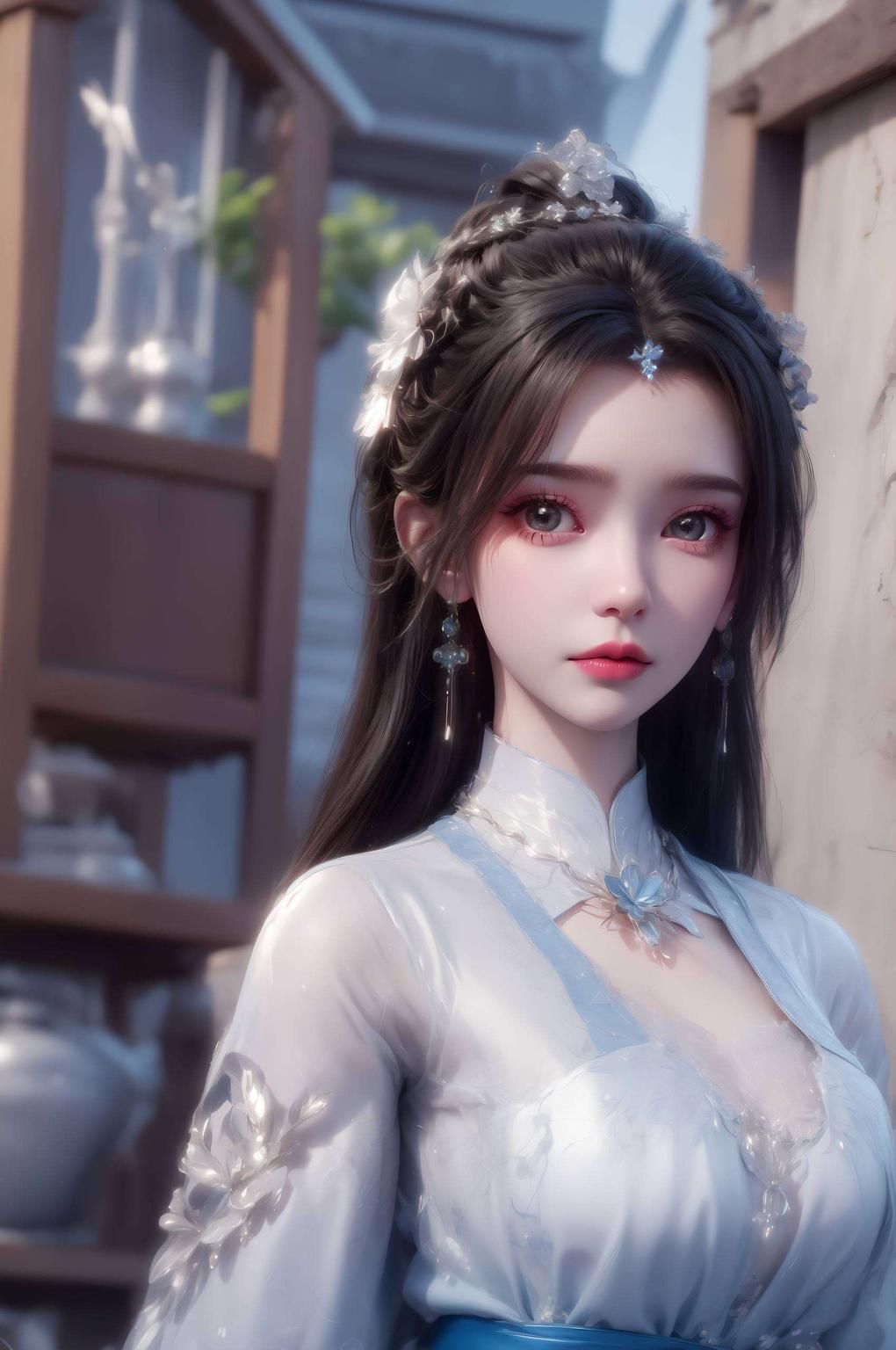 特别介绍AI国漫女神李慕婉的独家款！看这清新的色调