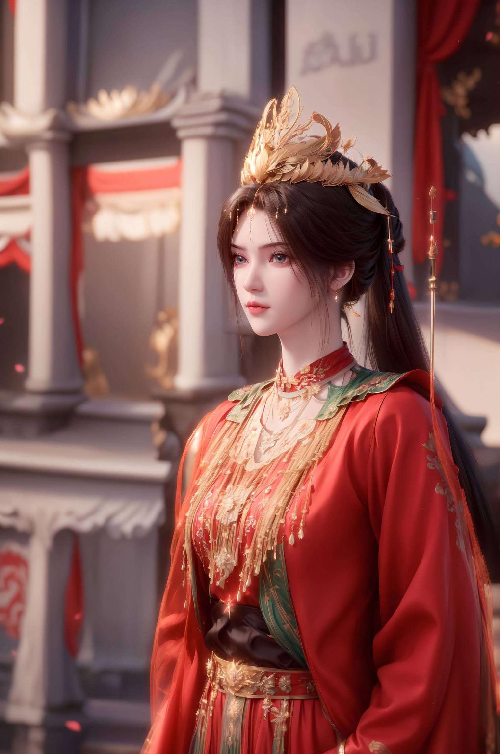 AI国漫女神李慕婉炸裂登场！一抹古风完美像素