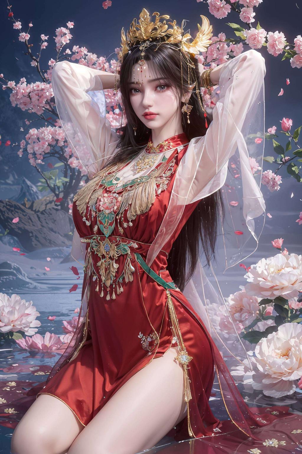 李慕婉笔下的婉约女子今天给大家带来一款超美的iPhone漫画壁纸！手绘大佬李慕婉的力作