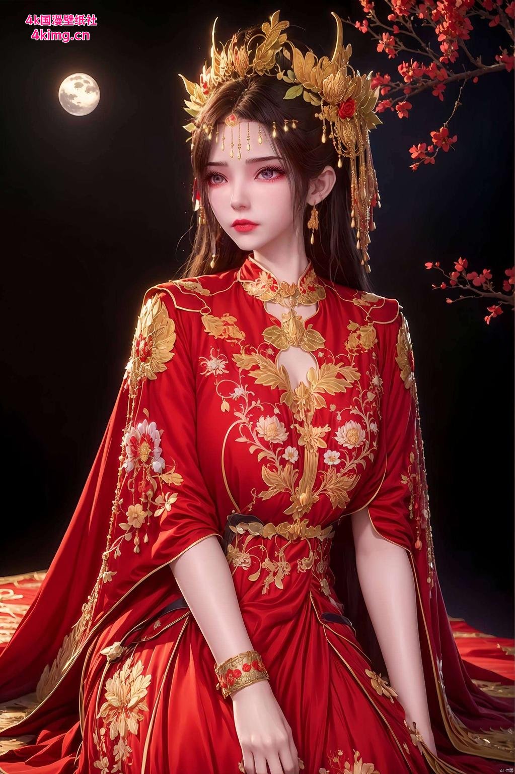 4k超清映静态美李慕婉泪洒古风壁纸