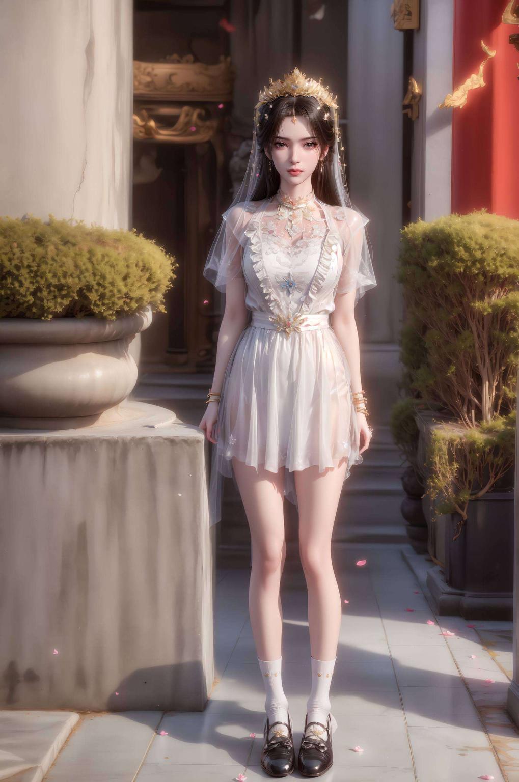 以李慕婉婚礼图片为灵感这款炫彩壁纸
