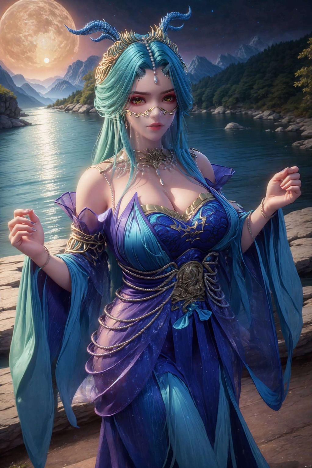 甜蜜满满！炎龙翱翔情侣高清壁纸