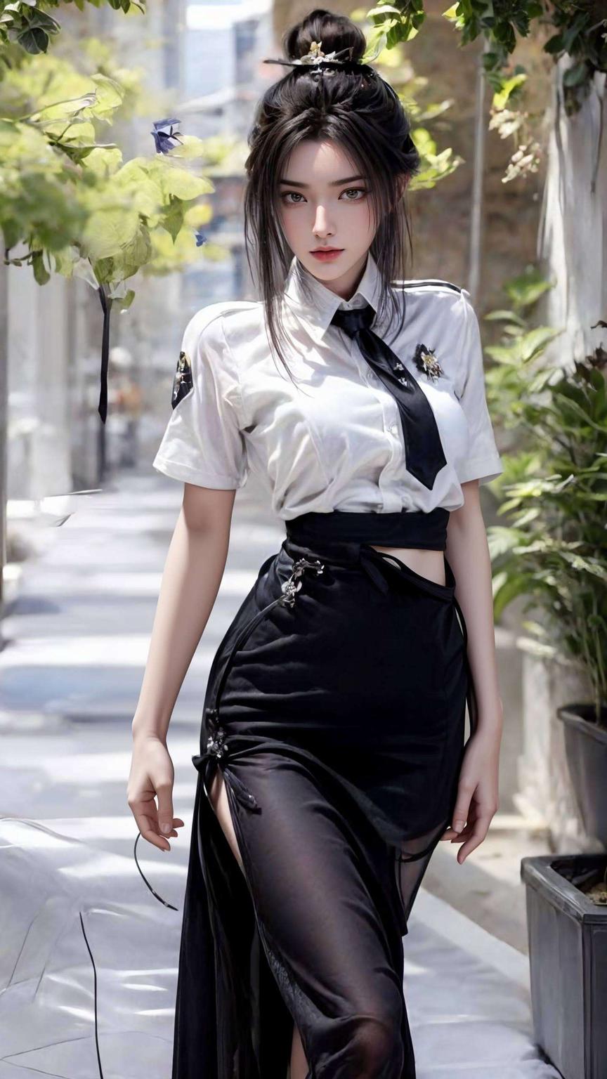 完美呈现陆雪琪的绝美风采二次元风格尽显！这款特写游戏壁纸