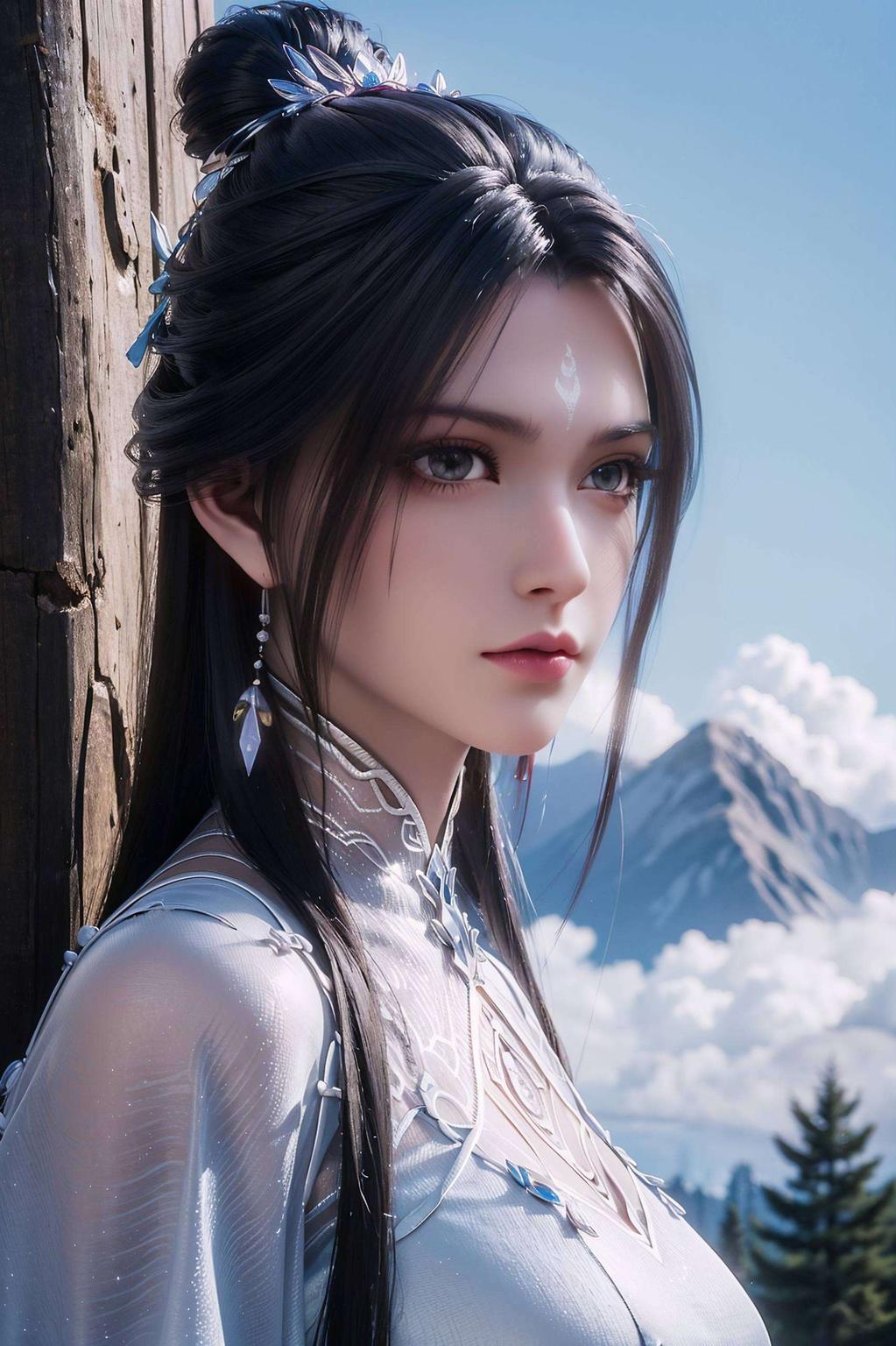 适配iPhone一袭白衣