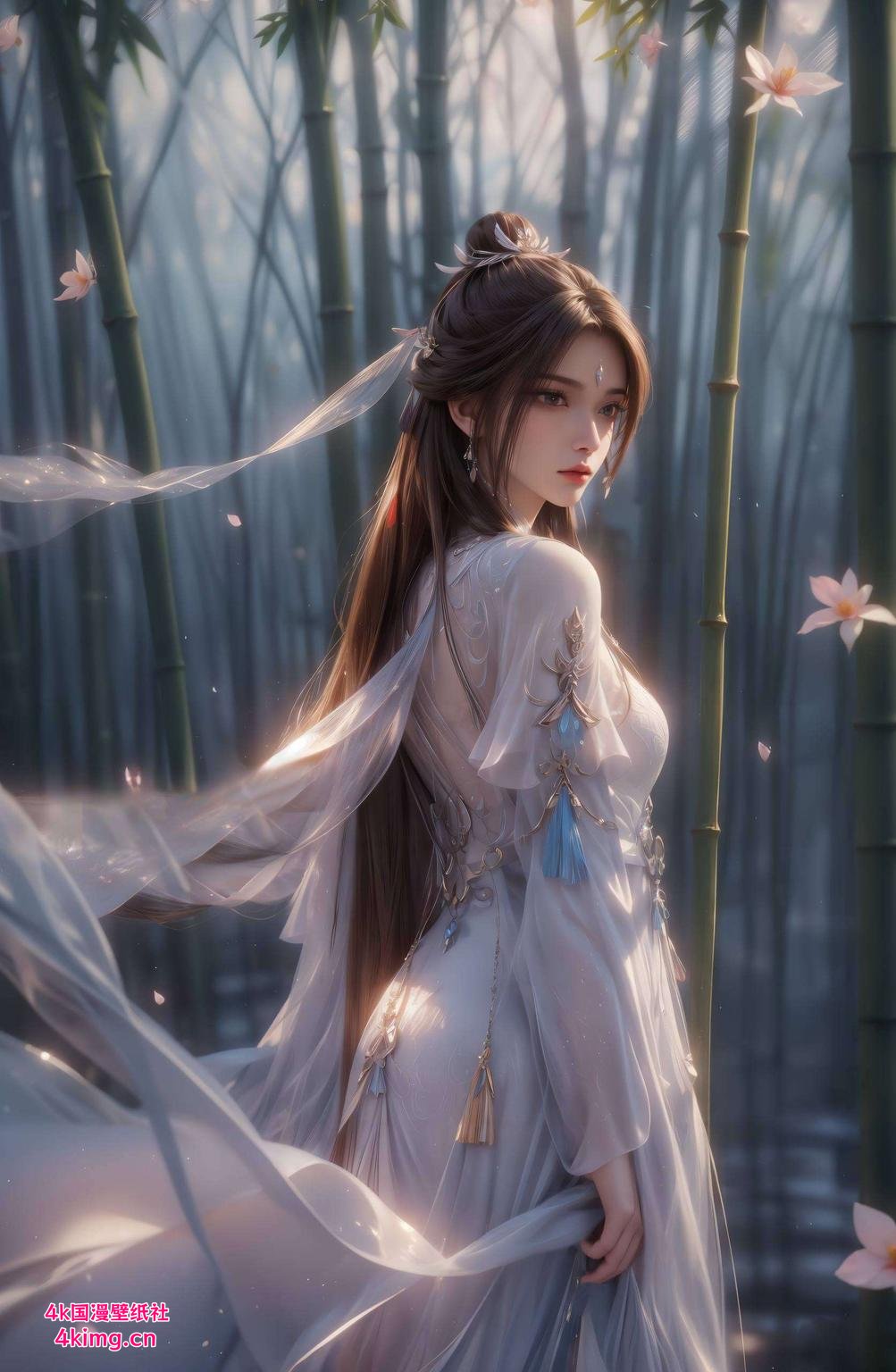 这壁纸尽显仙侠风情