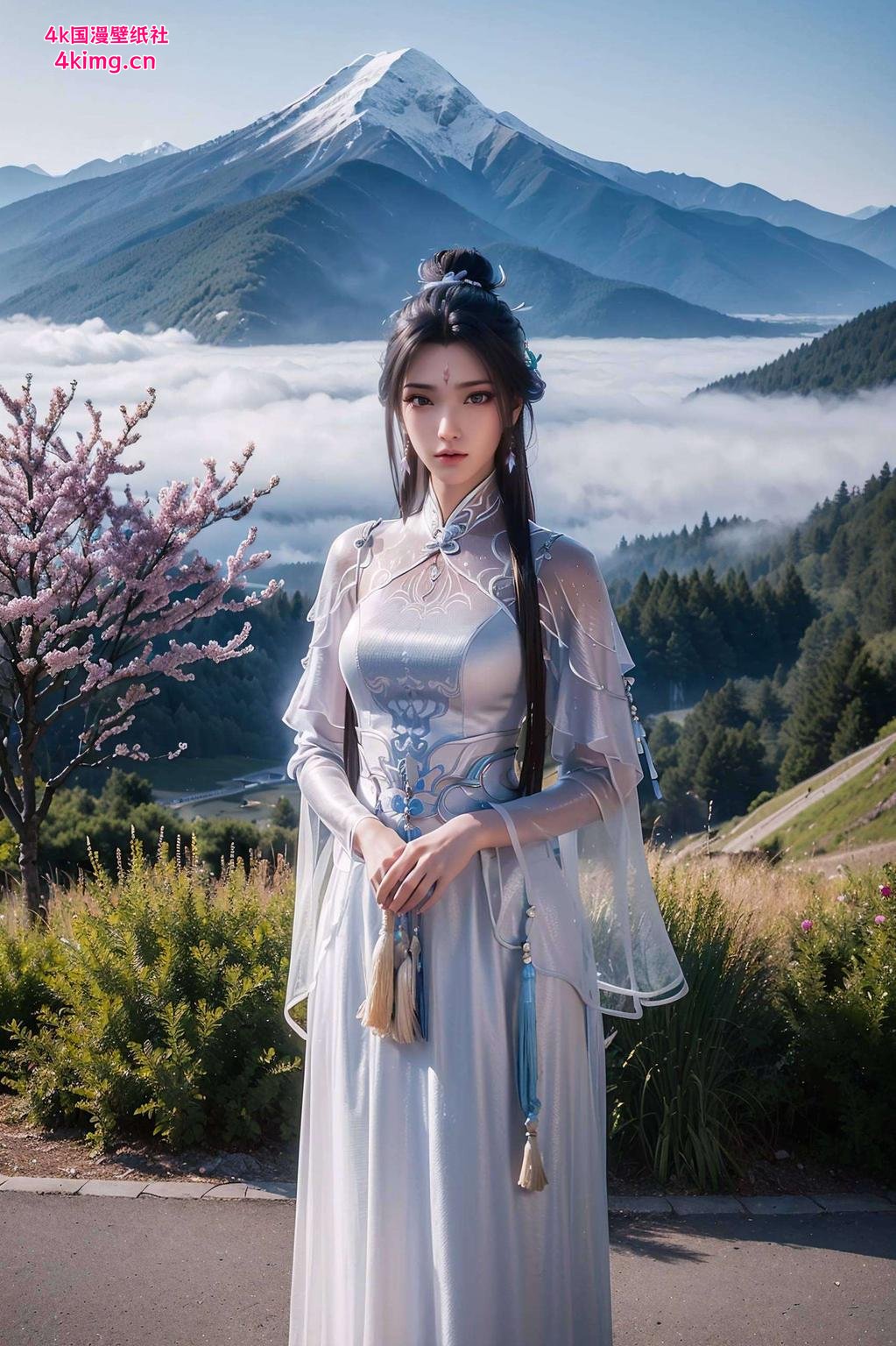 清雅如仙梦幻光影交织