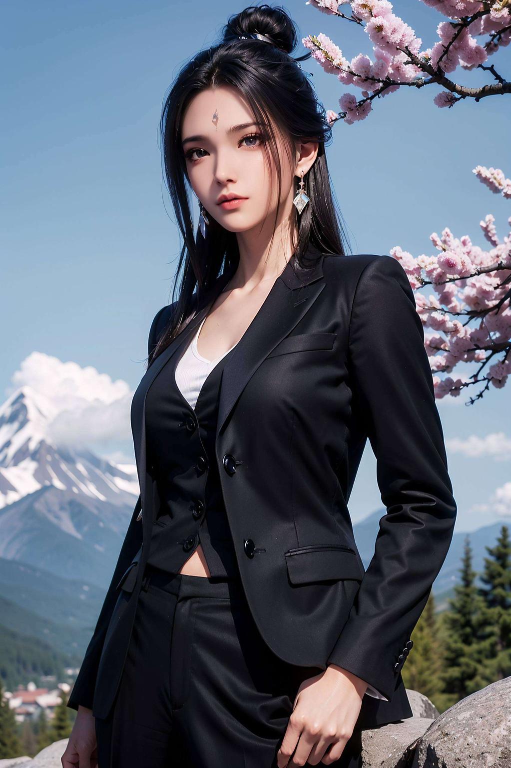 雪琪的美貌和气质简直跃然屏上高清细腻