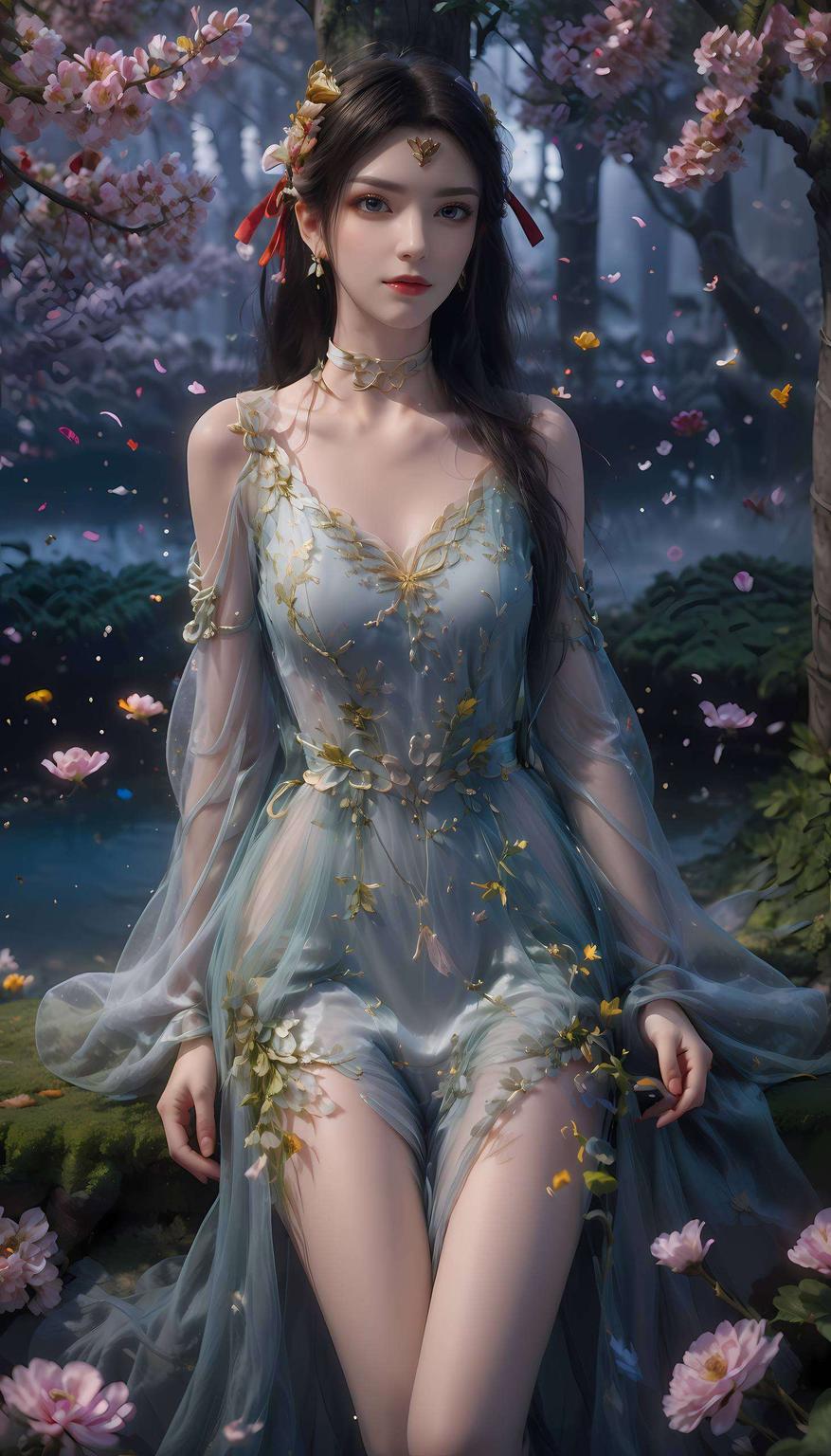 斗破苍穹中的美杜莎女王蛇发飘逸