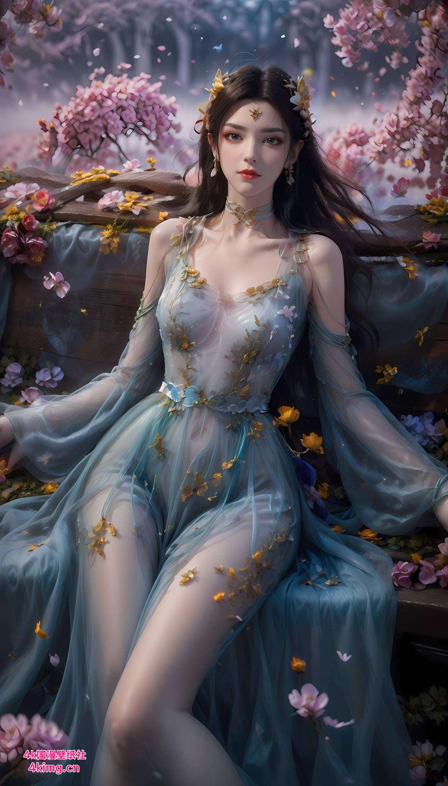 美杜莎冷艳登场！紫色游戏风壁纸尽显神秘魅力