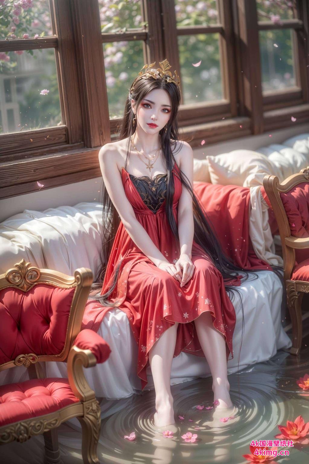 美杜莎AI绘画壁纸简约不简单