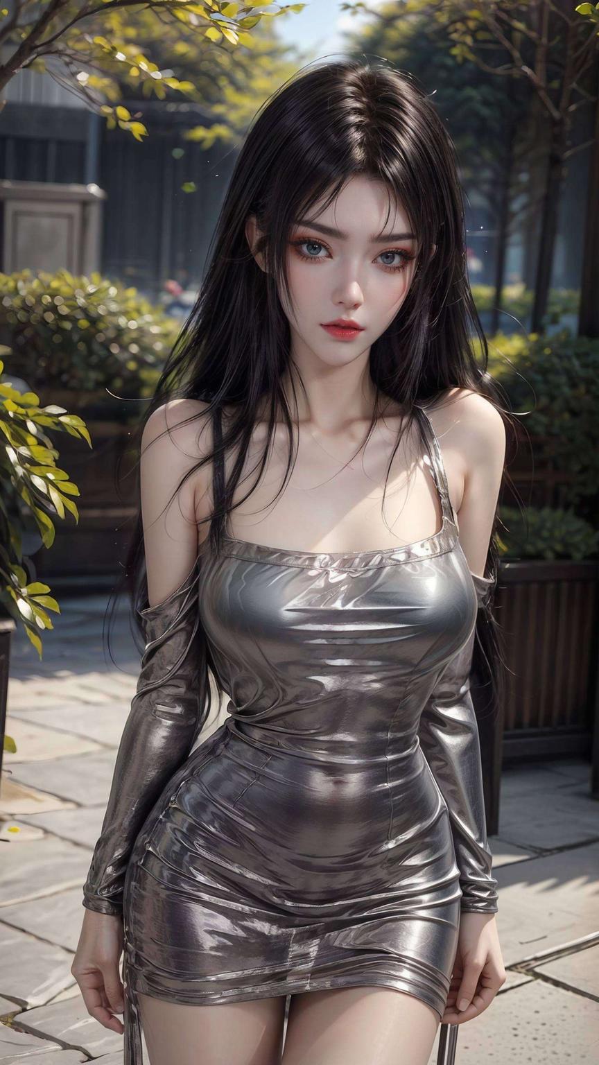 神秘眼神搭配简洁线条让你的手机瞬间变身艺术馆！