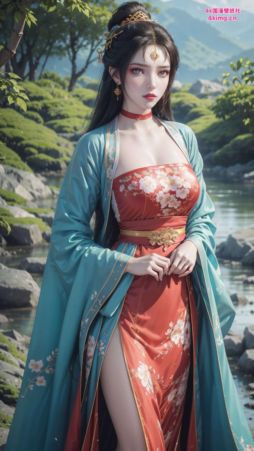 逆墨云飘渺间动漫女神仙风采尽显