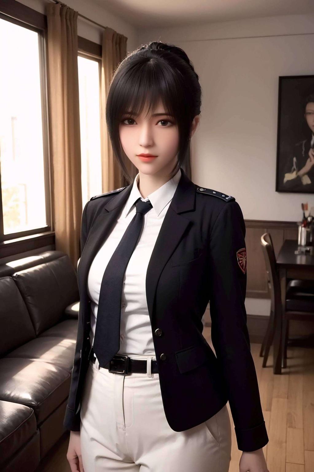 国漫美女琪琳高清竖屏静态极简壁纸