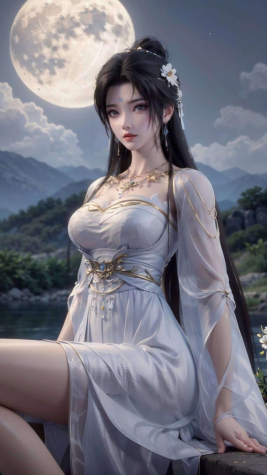 清漪真人光影交织
