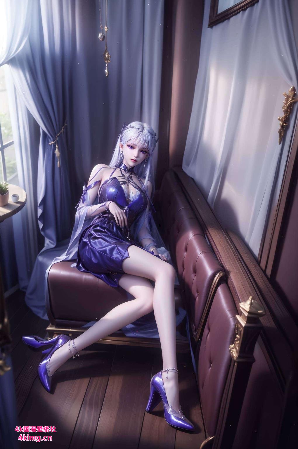 圣采儿古风壁纸大放异彩！苹果手机专属美轮美奂