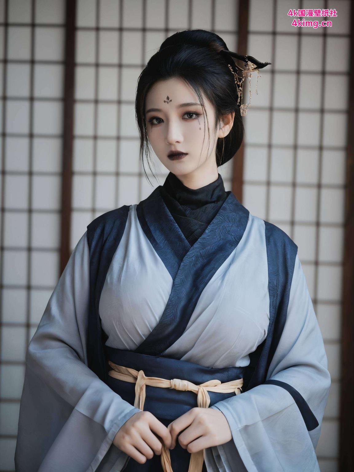 四妹手绘风壁纸高清细腻