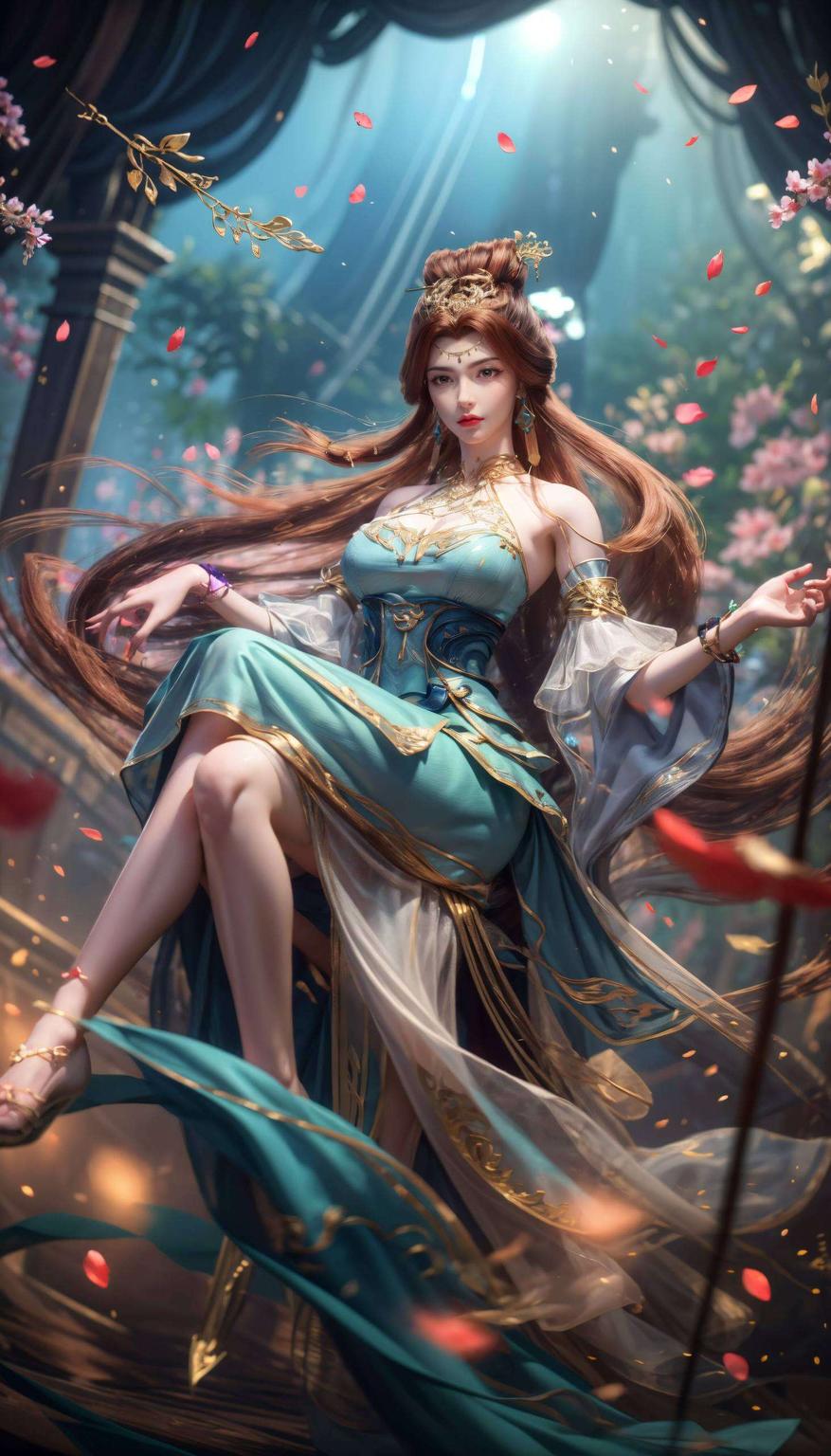 主角是我们的人气女孩苏灵韵苏灵韵身着一袭华丽古装