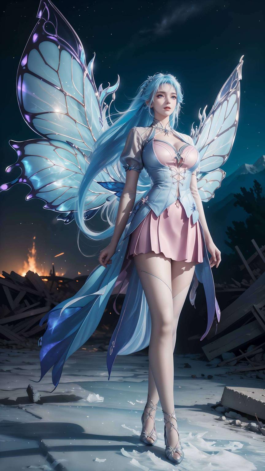 细腻的画风高清图里的AI素材唐舞桐照片