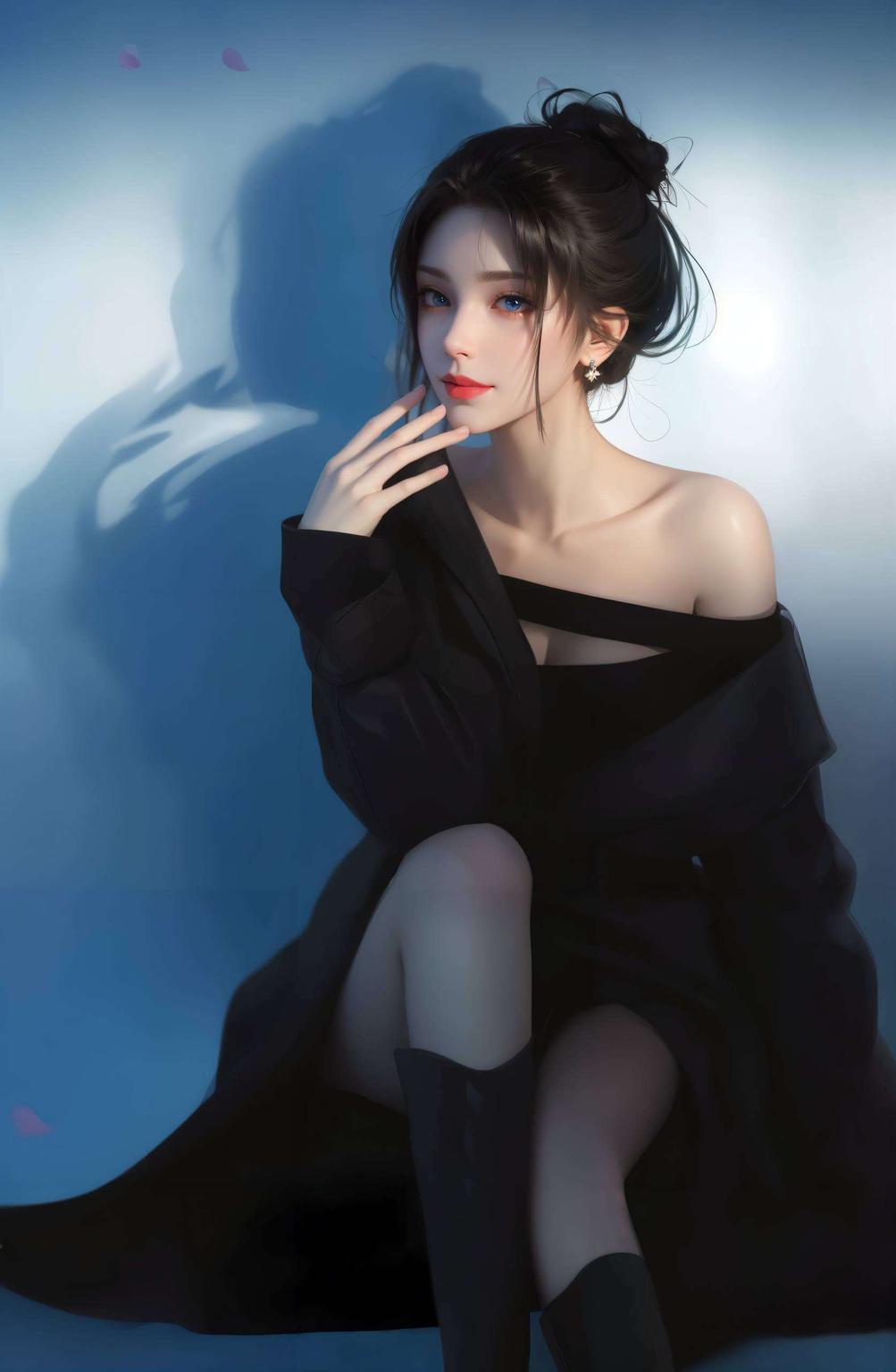 这紫色梦幻的二次元壁纸为你的电脑桌面增添一份神秘仙气