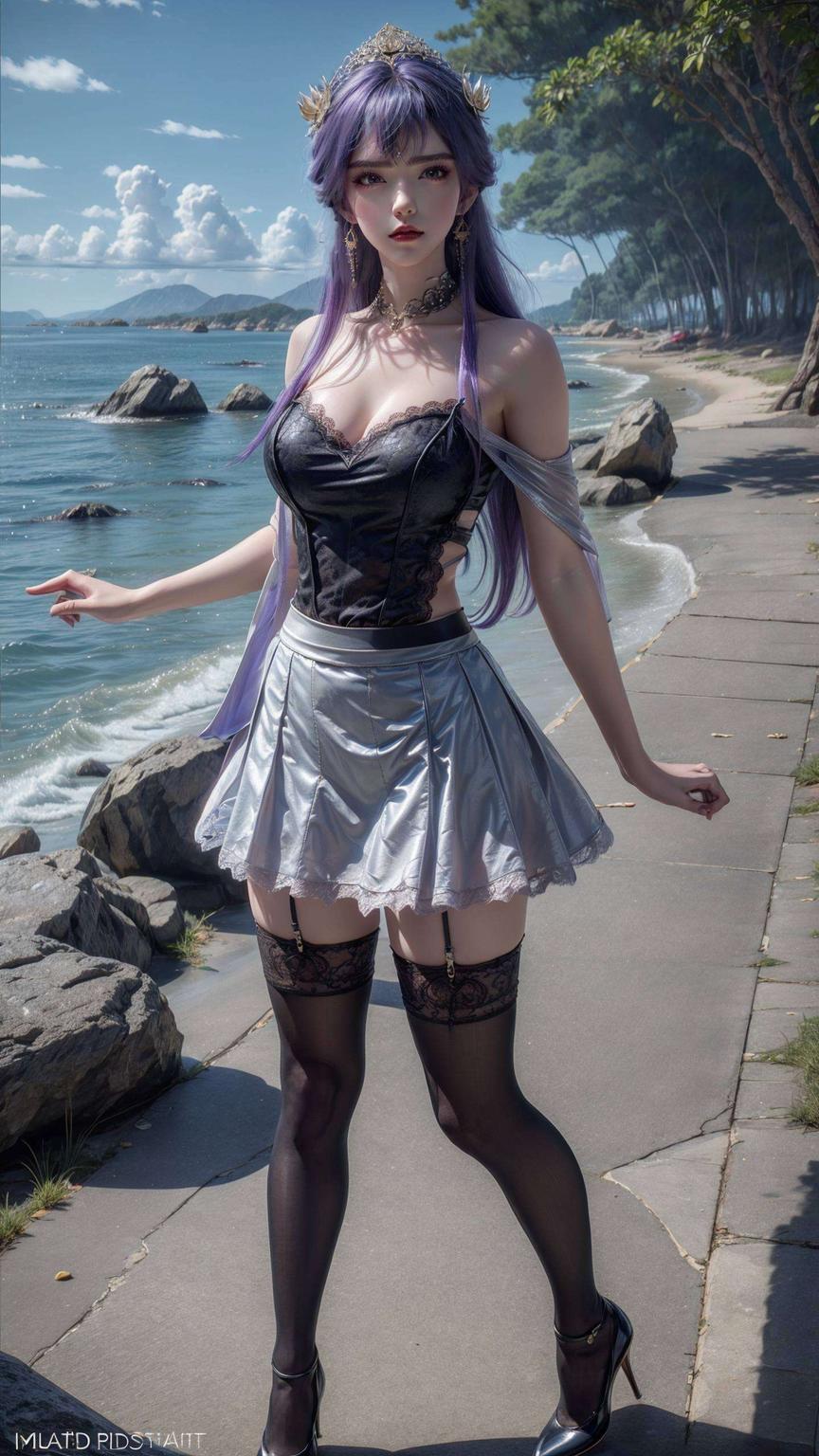 大长腿线条流畅简洁而不失美感