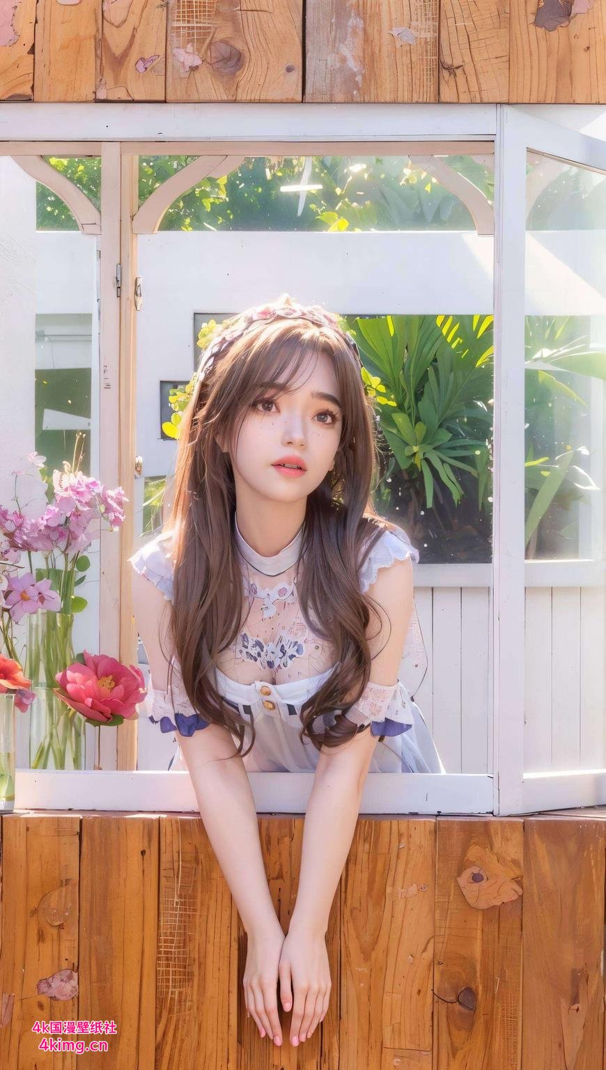 艺术感十足我特别推荐镜玄屠丽的这款壁纸！色彩柔和护眼