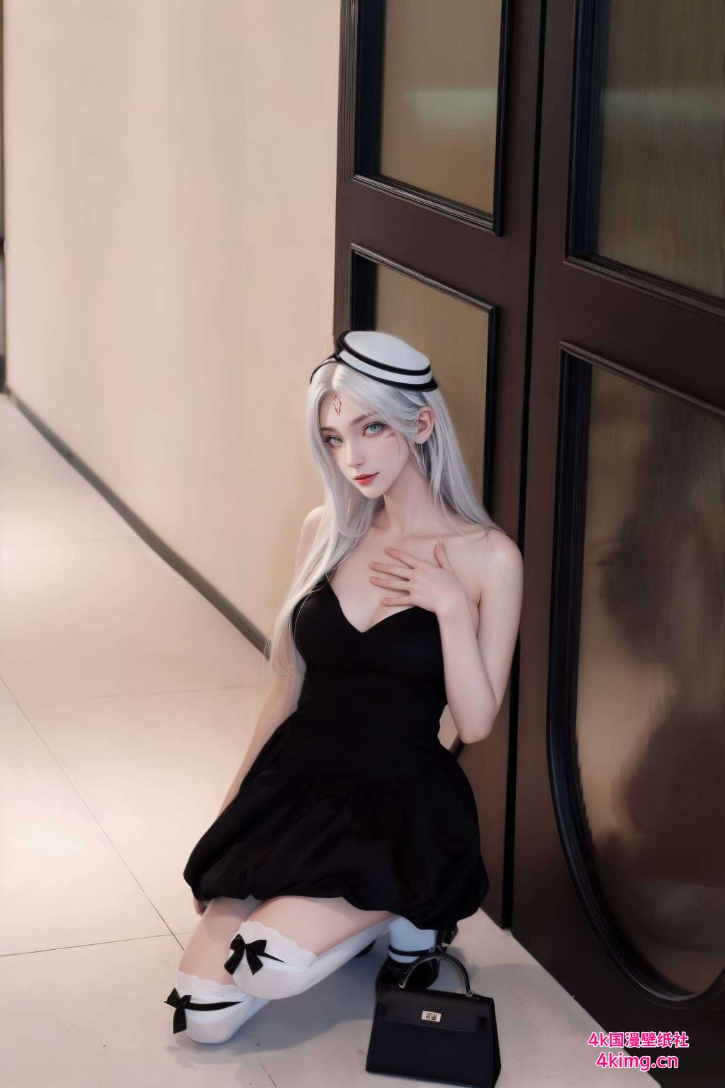 美艳装饰小白仙子翩翩舞